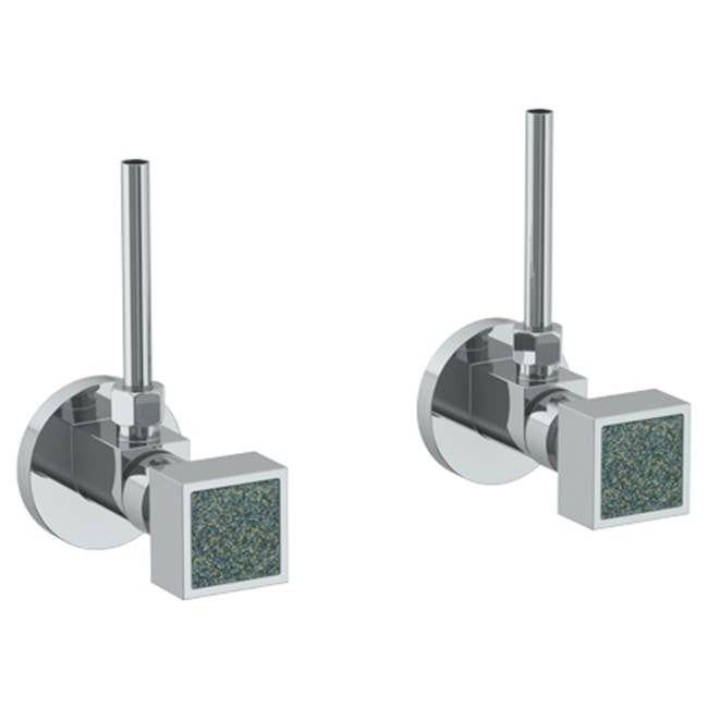 Watermark 97-MAS2-J6 Jem Lavatory Angle Stop Kit -1/2" IPS X 3/8" Od Compression