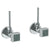 Watermark 97-MAS2-J6 Jem Lavatory Angle Stop Kit -1/2" IPS X 3/8" Od Compression