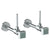 Watermark 97-MAS3-J6 Jem Lavatory Angle Stop Kit -1/2" Sweat X 3/8" Od Compression