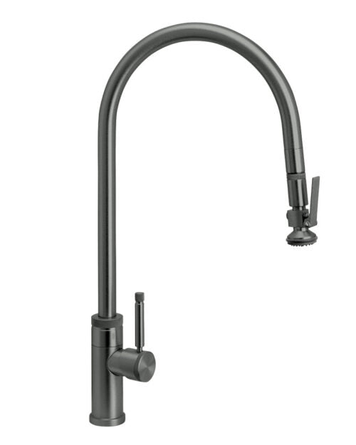 Waterstone 9700 Industrial Extended Reach Pulldown Faucet w/Lever Sprayer