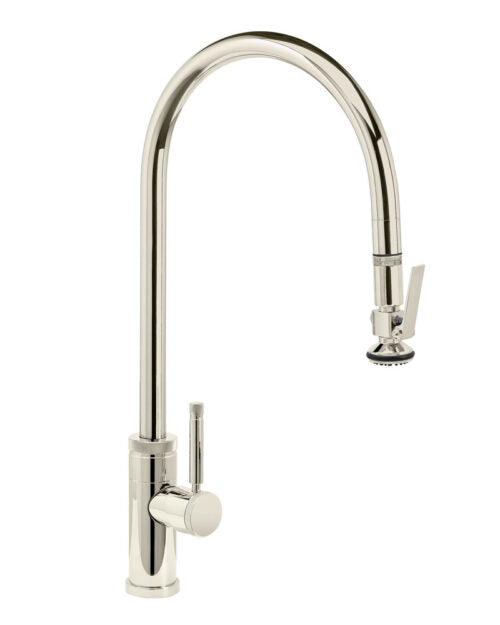 Waterstone 9700 Industrial Extended Reach Pulldown Faucet w/Lever Sprayer