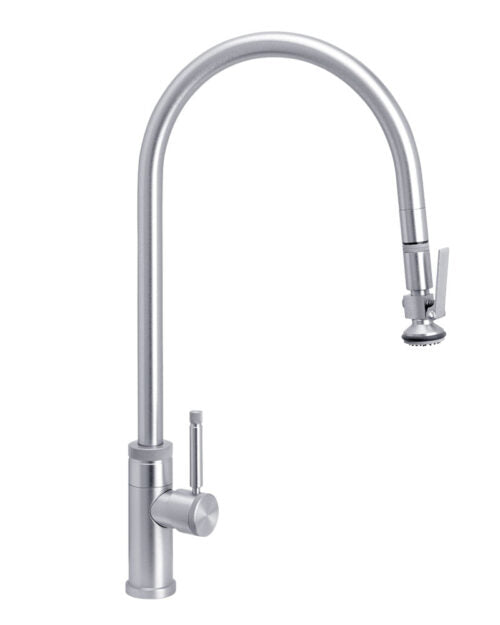 Waterstone 9700 Industrial Extended Reach Pulldown Faucet w/Lever Sprayer