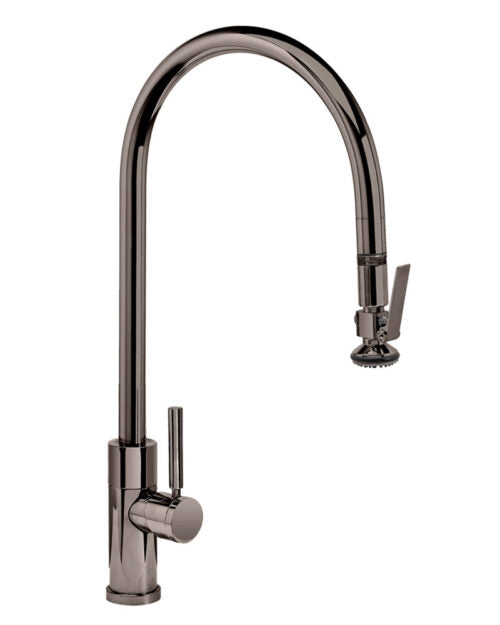 Waterstone 9750 Contemporary Extended Reach Pulldown Faucet Lever Sprayer