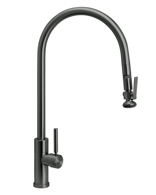 Waterstone 9750 Contemporary Extended Reach Pulldown Faucet Lever Sprayer