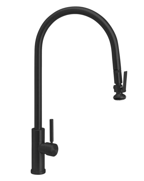 Waterstone 9750 Contemporary Extended Reach Pulldown Faucet Lever Sprayer