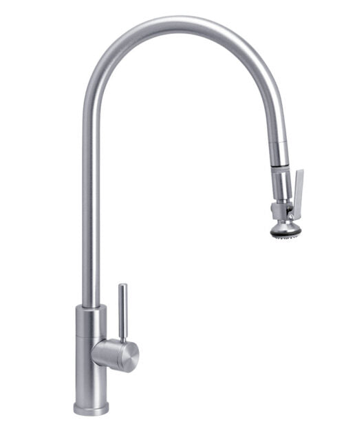 Waterstone 9750 Contemporary Extended Reach Pulldown Faucet Lever Sprayer