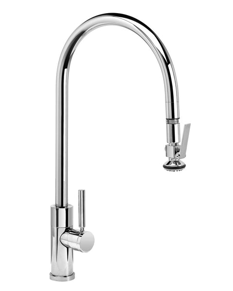 Waterstone 9750-4 Contemporary Extended Reach PLP Pulldown Faucet 4pc Suite