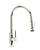 Waterstone 9810 Industrial Standard Reach Pulldown Angled Spout Faucet w/Lever Sprayer