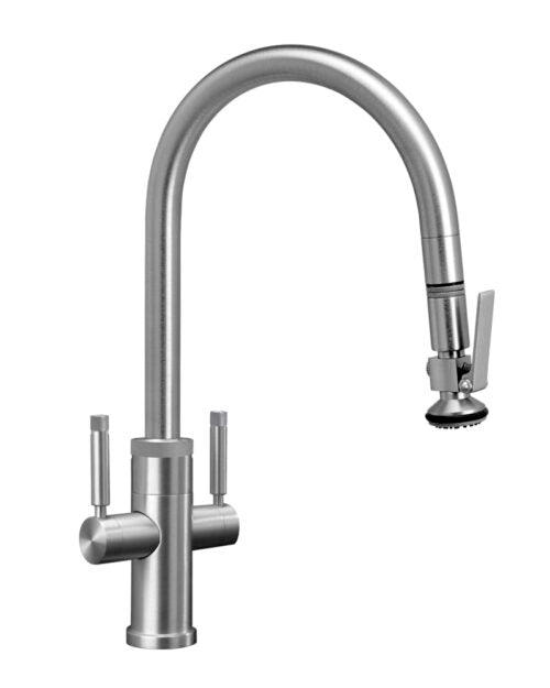 Waterstone 9812 Industrial 2 Handle Pull-Down Kitchen Faucet - Parent