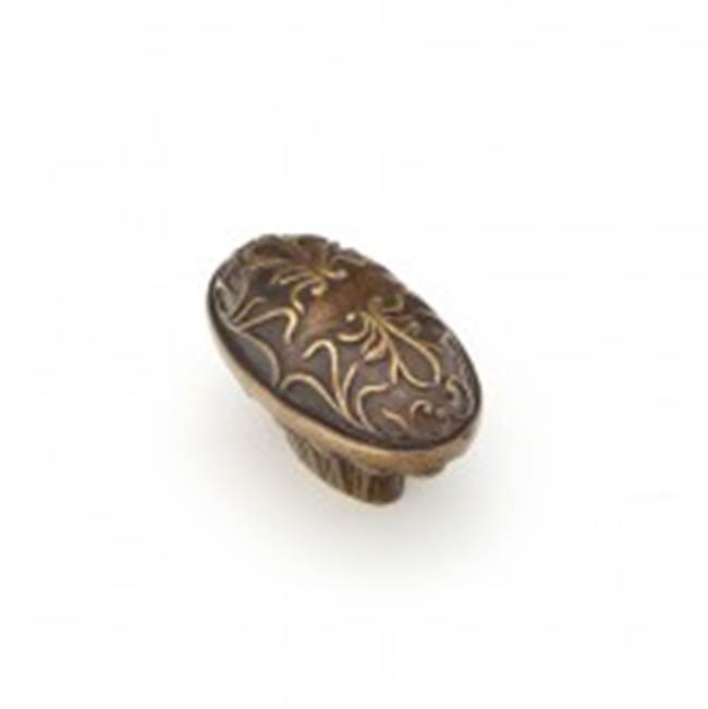 Schaub 993 Cantata Knob Oval 5/8" Center to Center 1-1/4" x 2 Dia