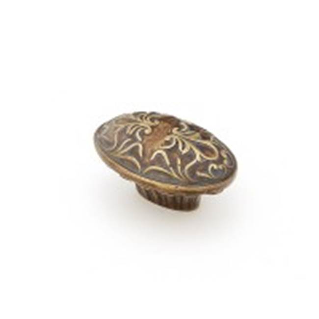 Schaub 993 Cantata Knob Oval 5/8" Center to Center 1-1/4" x 2 Dia