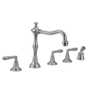 Jaclo 9930-T674-A-TRIM Roaring 20'S Roman Tub Set With Smooth Lever Handles