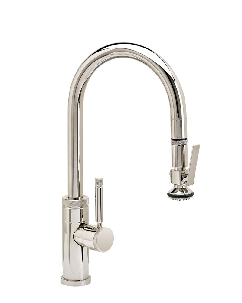 Waterstone 9930 Industrial Prep Size PLP Pulldown Faucet w/Lever Sprayer