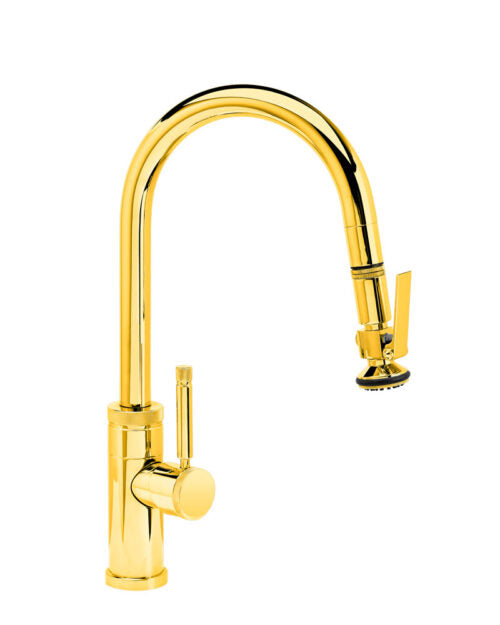 Waterstone 9940 Industrial Prep Size Pulldown Angled Spout Faucet w/Toggle Sprayer