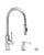 Waterstone 9950-3 Modern Prep Size PLP Pulldown Faucet 3pc Suite
