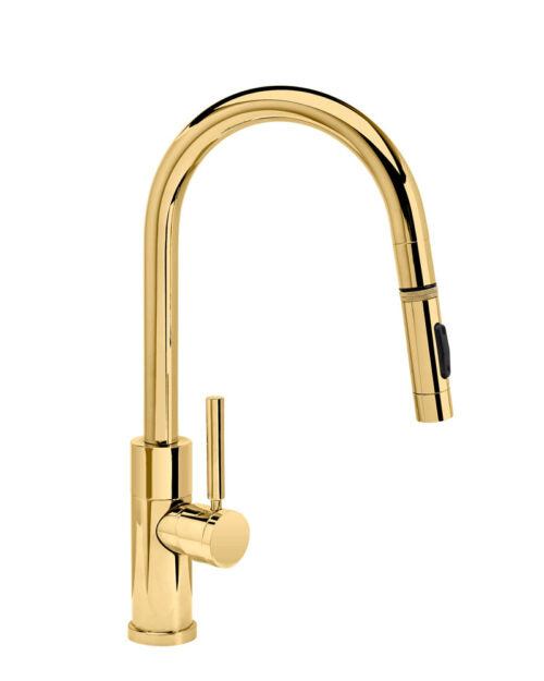 Waterstone 9960 Pulldown Modern Angled Spout Pulldown Prep Faucet