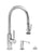Waterstone WS-9980-3 Modern PLP Pulldown Prep Faucet 3pc Suite