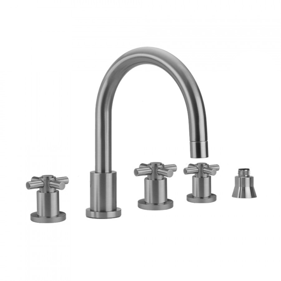 Jaclo 9980-C-S-TRIM Contempo Roman Tub Set With Contempo High Cross Handles - Parent
