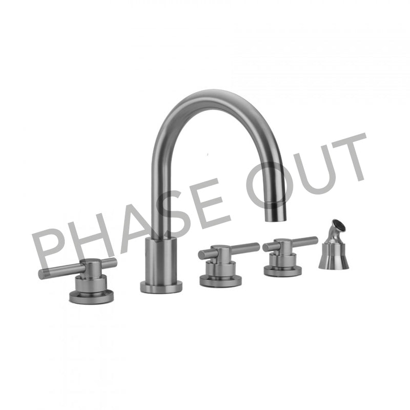 Jaclo 9980-T638-A-TRIM Contempo Roman Tub Set With Peg Lever Handles - Parent