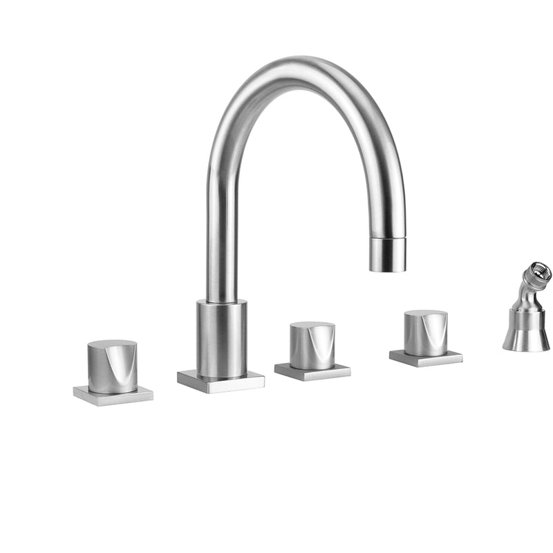 Jaclo 9981-TSQ672-A-TRIM Contempo Uptown Roman Tub Set With Thumb Handles - Parent