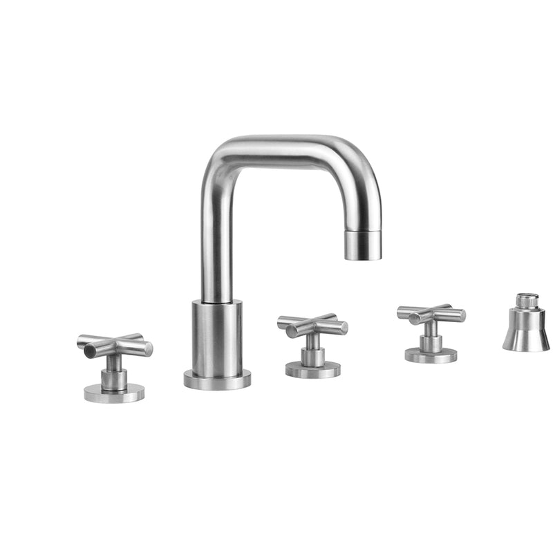 Jaclo 9982-T462-S-TRIM Contempo Downtown Roman Tub Set With Hub Base Cross Handles - Parent