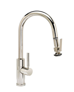Waterstone 9990 Modern Angle Spout Prep Pulldown Kitchen Faucet