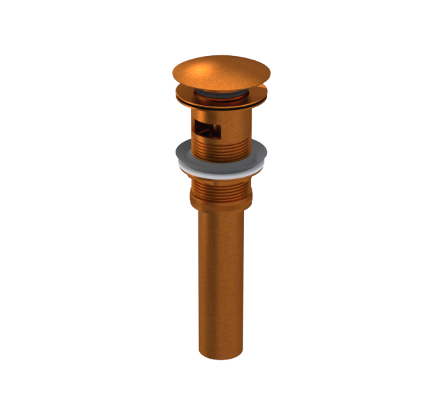 Rubinet 9DPU12 Push-up Drain with Overflow