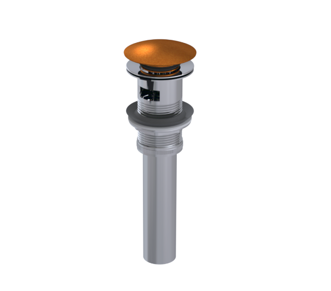 Rubinet 9DPU13 Push-up Drain with Overflow