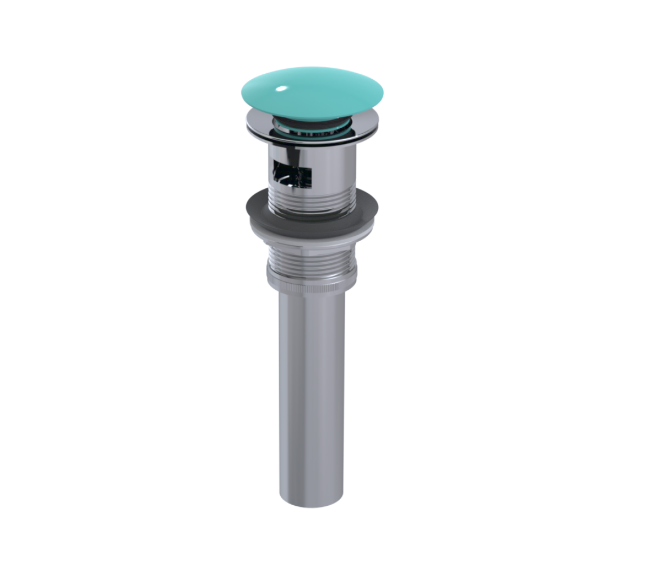 Rubinet 9DPU13 Push-up Drain with Overflow