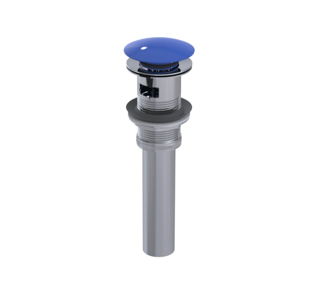 Rubinet 9DPU13 Push-up Drain with Overflow