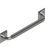 Rubinet 9GB06 Grab Bar 24 (square escutcheon)