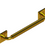 Rubinet 9GB07 Grab Bar 36 (square escutcheon)