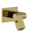 Rubinet 9HBD5 Wall Mount Bidet Foot Rinse With Dual Function Spray