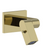 Rubinet 9HBD5 Wall Mount Bidet Foot Rinse With Dual Function Spray
