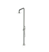 Load image into Gallery viewer, Rubinet 9HSH2 Pressure Balance Outdoor Shower with Hand Held Shower 10 Shower Head