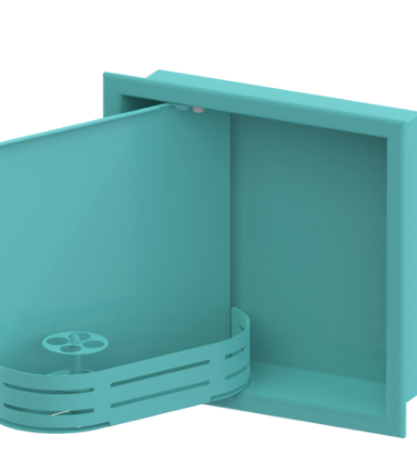 Rubinet 9TWN3 12 x 12 Recessed WalNiche with door