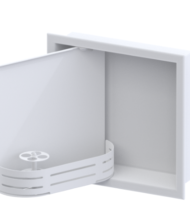 Rubinet 9TWN3 12 x 12 Recessed WalNiche with door