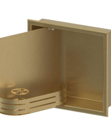 Rubinet 9TWN3 12 x 12 Recessed WalNiche with door