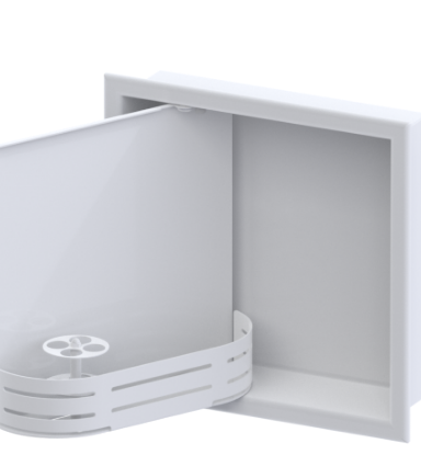 Rubinet 9TWN3 12 x 12 Recessed WalNiche with door