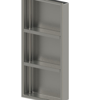 Rubinet 9TWN4 12 x 24 Recessed WalNiche With Adjust. Shelves