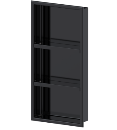 Rubinet 9TWN4 12 x 24 Recessed WalNiche With Adjust. Shelves