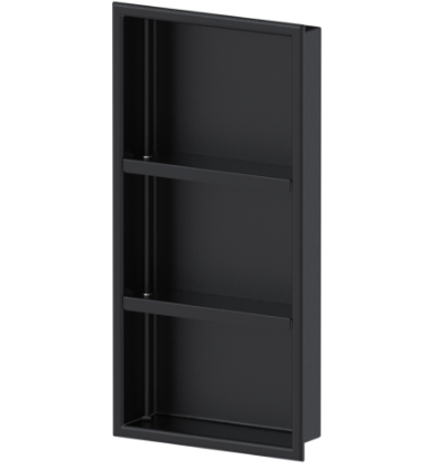 Rubinet 9TWN4 12 x 24 Recessed WalNiche With Adjust. Shelves