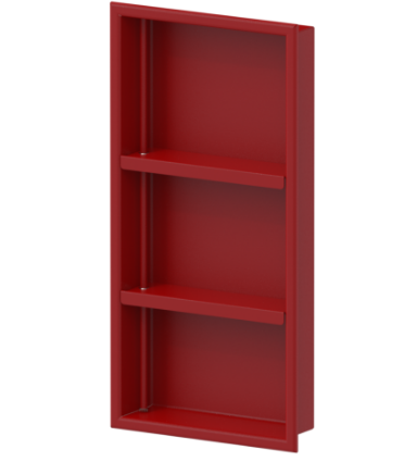 Rubinet 9TWN4 12 x 24 Recessed WalNiche With Adjust. Shelves