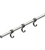 Rubinet 9TWR2 22 1/2 Tension Rod With 3 Hooks