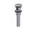 Rubinet 9DPU13 Push-up Drain with Overflow