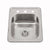 Houzer A1722-503-1 ADA Compliant 17 Inch Stainless Steel Drop-In Topmount 3-Hole Large Bar and Prep Sink