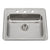 Houzer ADA Compliant Stainless Steel Drop-in Topmount 3-hole Single Bowl Kitchen Sink - Parent