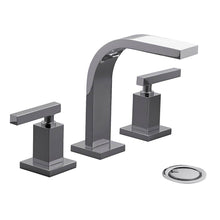 Load image into Gallery viewer, Franz Viegener FV201/85L Dominic Lever Plus Widespread Lavatory Faucet With Push Down Pop - Up Drain Assembly