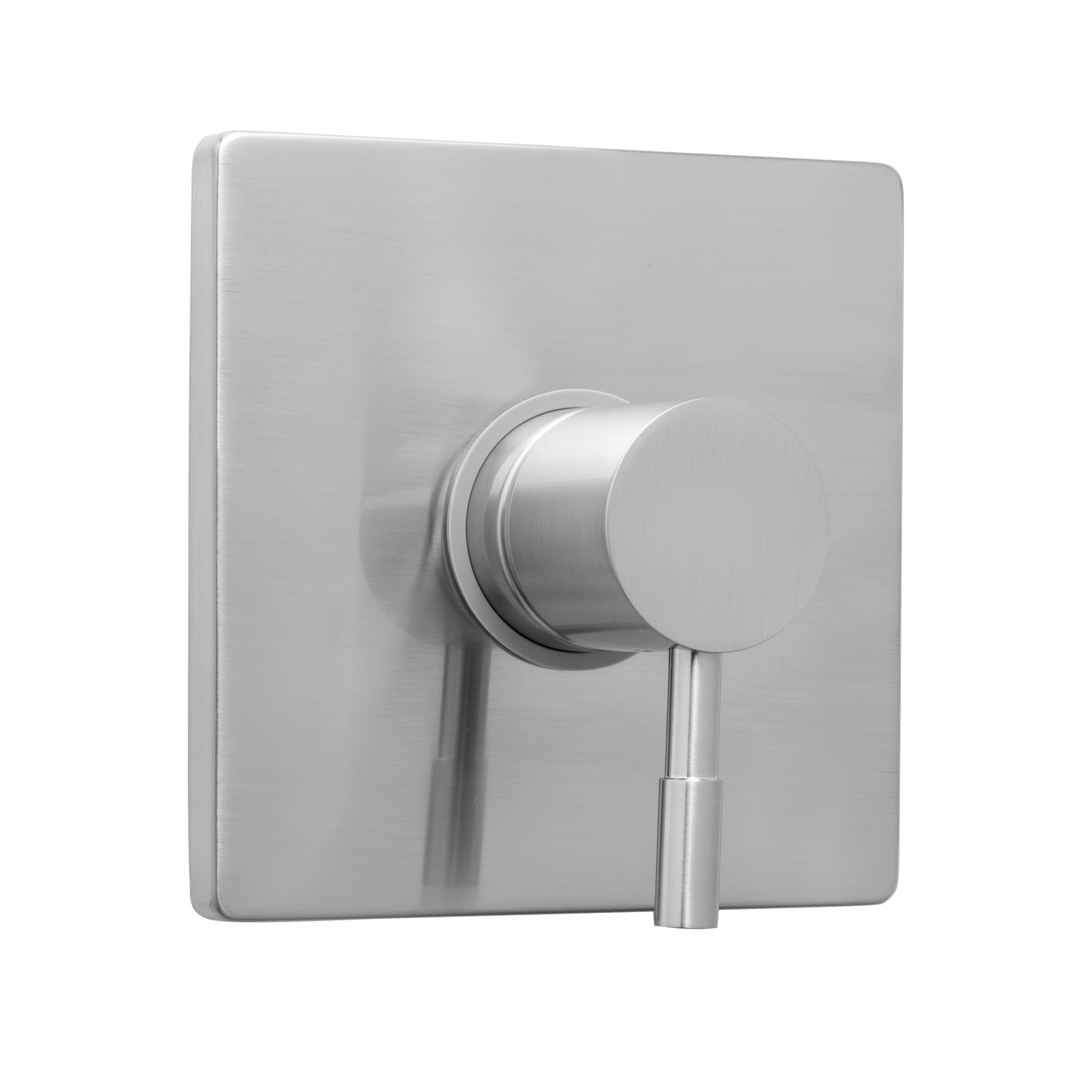 Jaclo A446-TRIM Square Plate With Contempo Round Lever Trim For Pressure Balance Cycling Valve - Parent