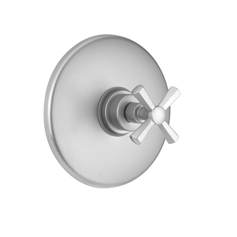Jaclo A452-TRIM Round Plate With Hex Cross Handle Trim For Pressure Balance Cycling Valve - Parent